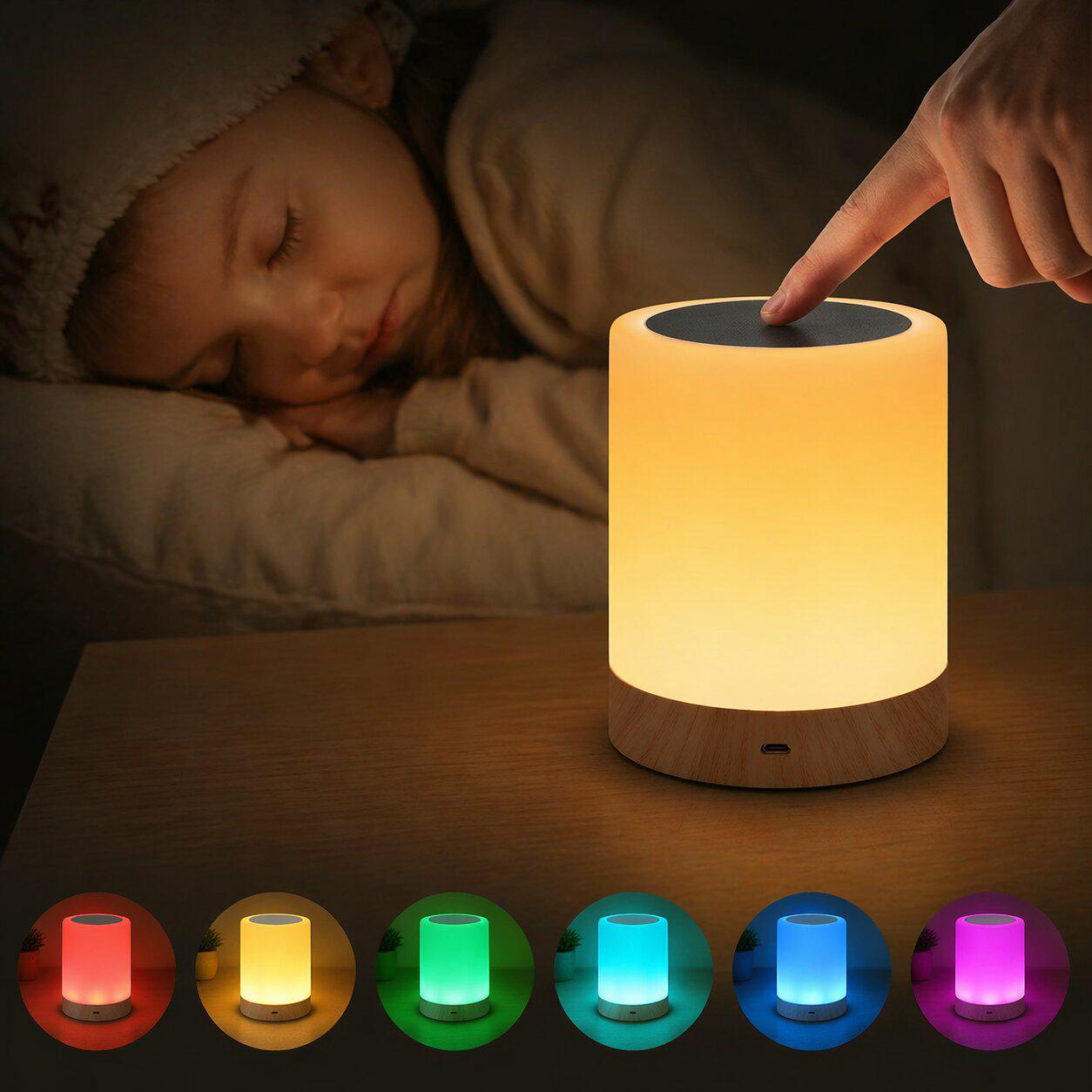 LAMPKA NOCNA 10 KOLORÓW - obrazek 6