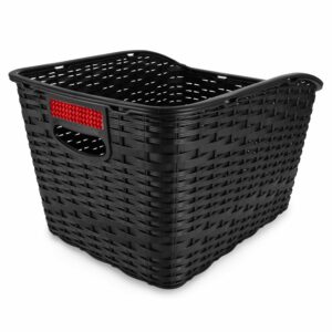 KOSZ ROWEROWY TYLNI BAGAŻNIK Z ODBLASKIEM