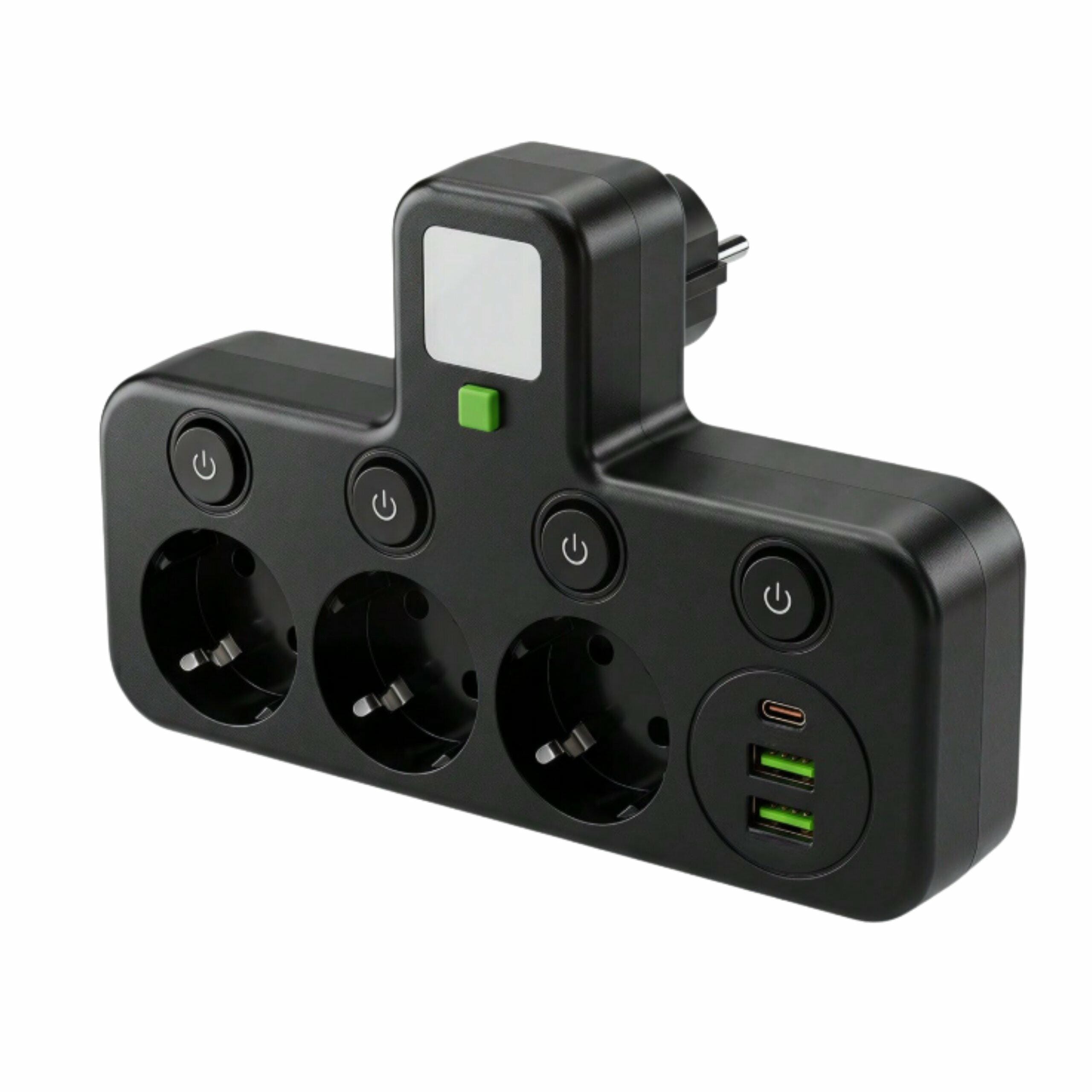 LISTWA ZASILAJĄCA 3X230V ROZDZIELACZ 3XUSB + LAMPKA