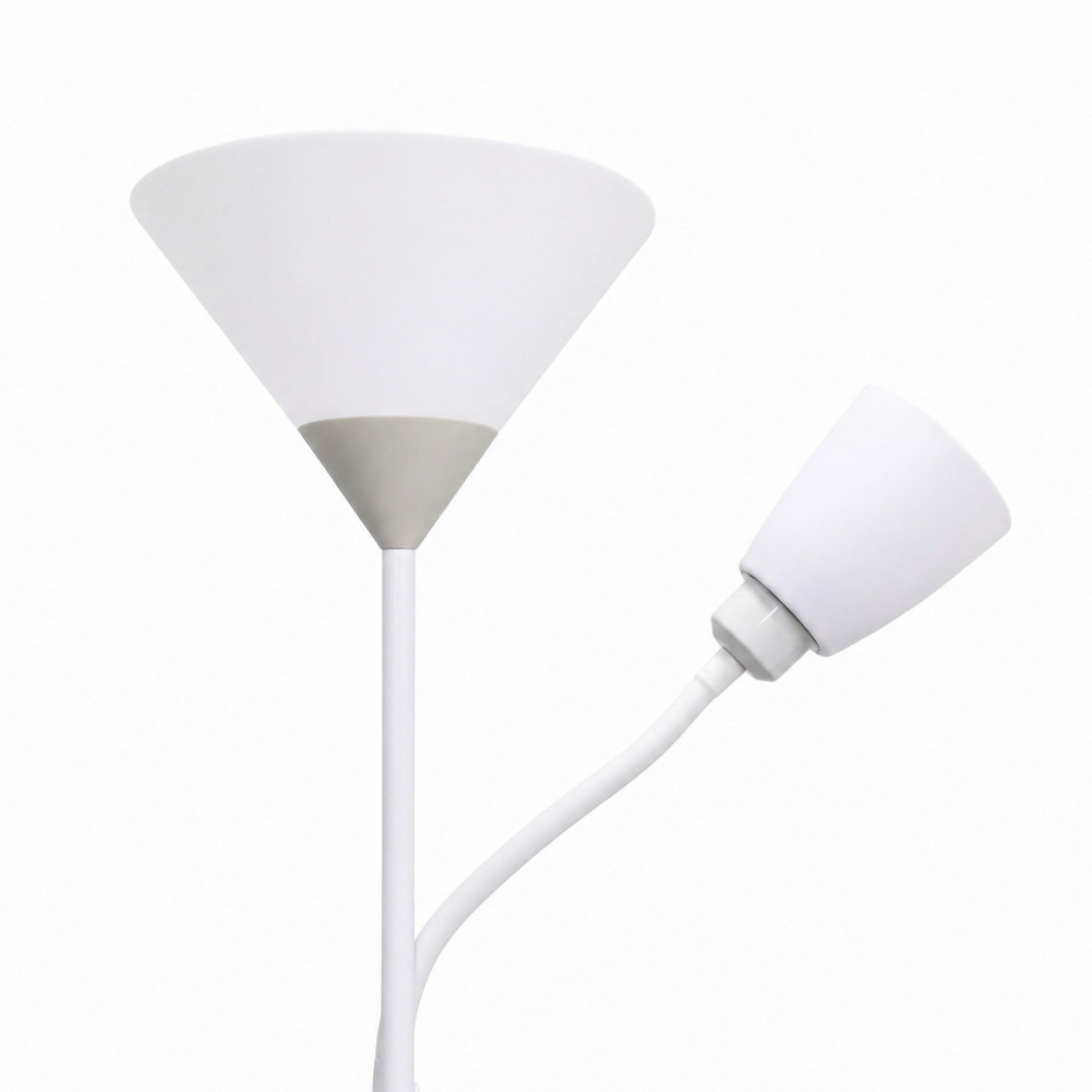 LAMPA PODŁOGOWA 165CM 2xE27 BIAŁA - obrazek 6