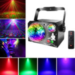 PROJEKTOR LASEROWY SCENICZNY OŚWIETLENIE DYSKOTEKOWE LASER STROBOSKOP ANIMACJA 3D RGB PILOT