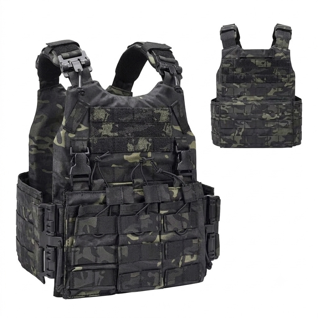KAMIZELKA TURYSTYCZNA TAKTYCZNA WOJSKOWA REGULOWANA MOLLE PLATE CARRIER