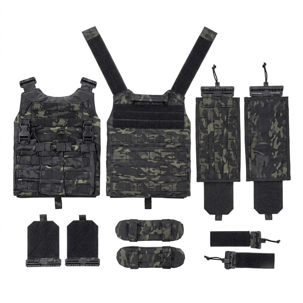 KAMIZELKA TURYSTYCZNA TAKTYCZNA WOJSKOWA REGULOWANA MOLLE PLATE CARRIER - obrazek 5