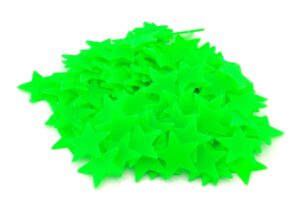 GWIAZDKI FLUORESCENCYJNE 100 SZT