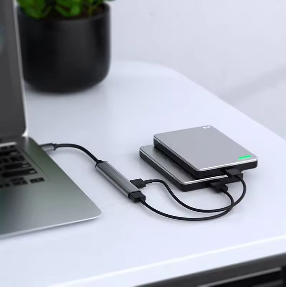 HUB USB 1x3.0 6x2.0 SLIM - obrazek 4