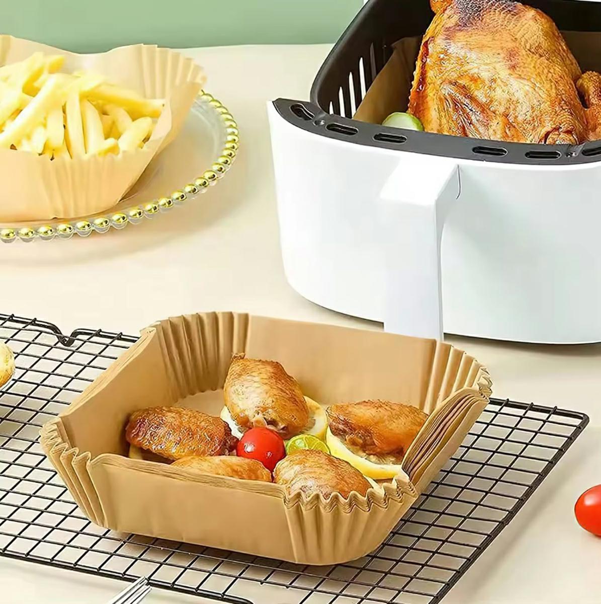 PAPIER DO FRYTKOWNICY AIR FRYER 16CM 50SZT - obrazek 7