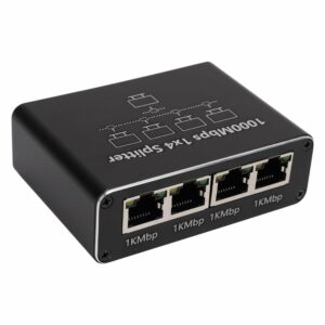 ROZDZIELACZ SIECIOWY 1X4 RJ45