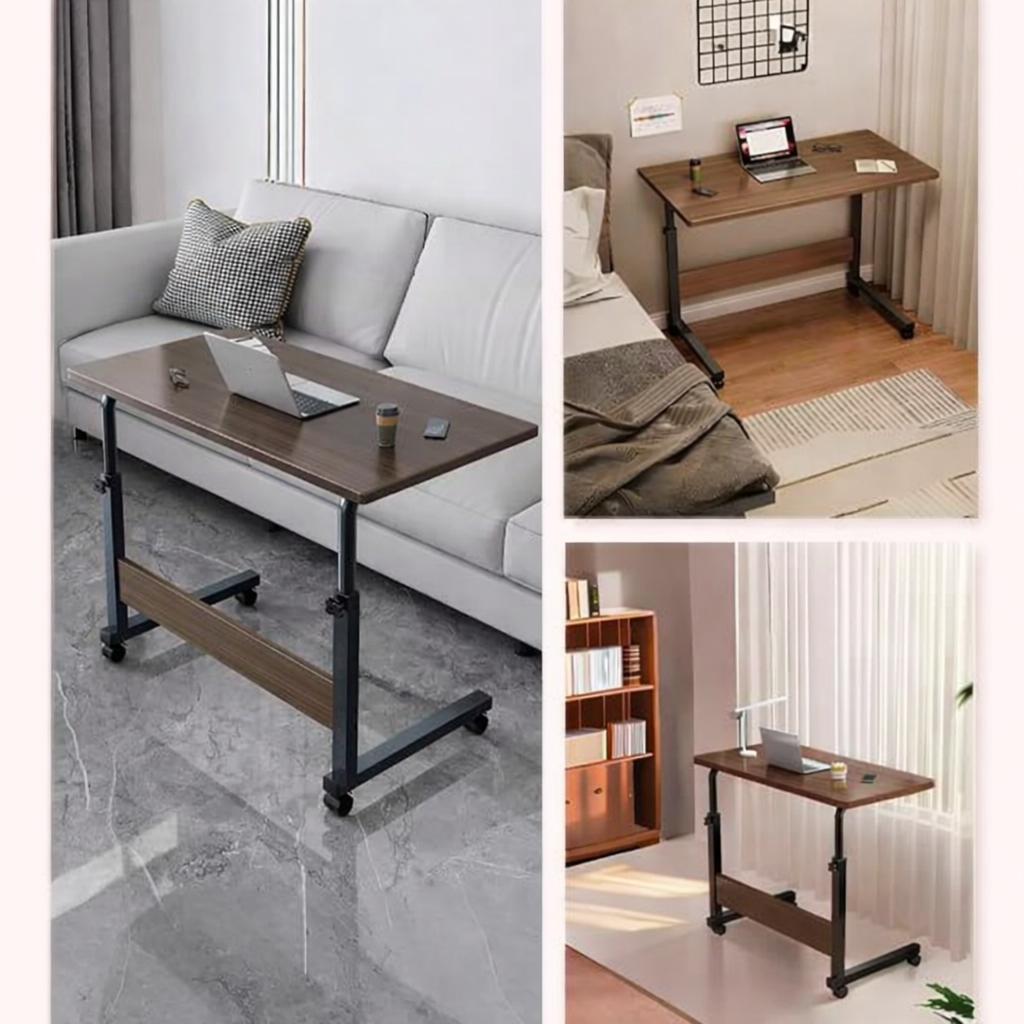 MOBILNY STOLIK POD LAPTOPA CIEMNE DREWNO - obrazek 5