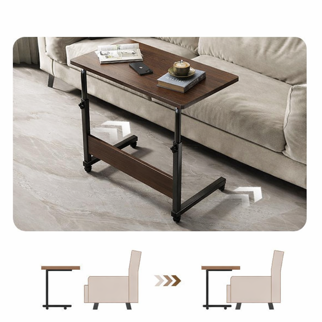MOBILNY STOLIK POD LAPTOPA CIEMNE DREWNO - obrazek 6