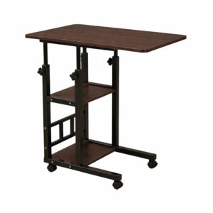 MOBILNY STOLIK POD LAPTOPA CIEMNE DREWNO