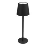 BEZPRZEWODOWA NOCNA LAMPKA BIURKOWA CZARNA
