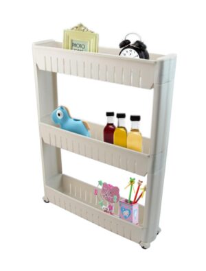 MOBILNA SZAFKA NA KÓŁKACH 3 WHITE