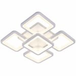 LAMPA SUFITOWA LED RGB BIAŁA + PILOT + APLIKACJA