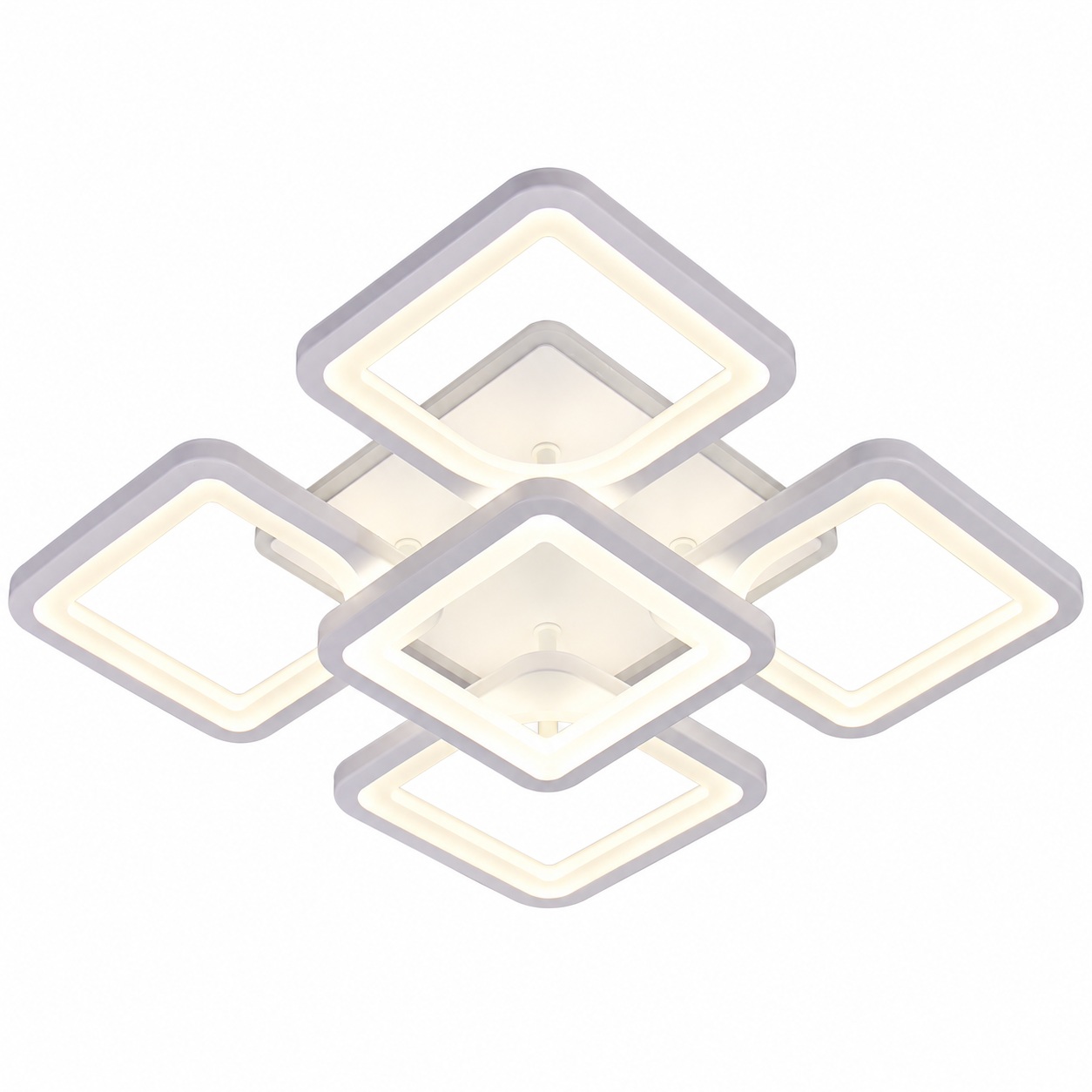 LAMPA SUFITOWA LED RGB BIAŁA + PILOT + APLIKACJA