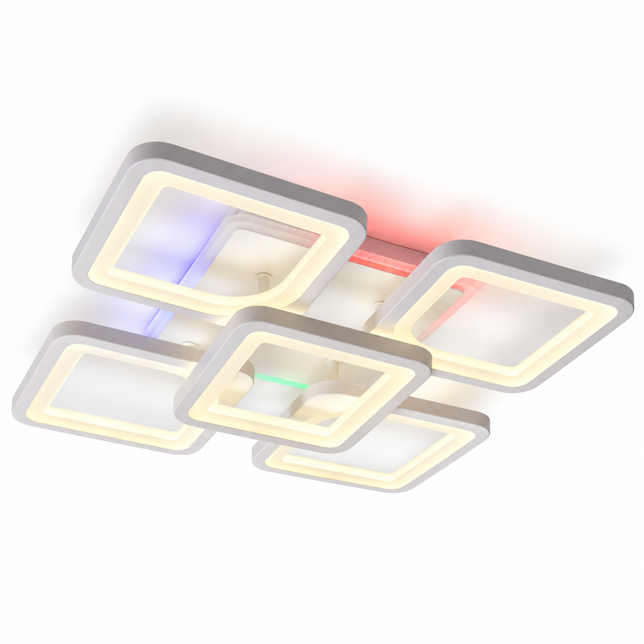 LAMPA SUFITOWA LED RGB BIAŁA + PILOT + APLIKACJA - obrazek 5