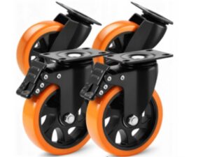 Zestaw kółek obrotowych 4 sztuki 125 mm